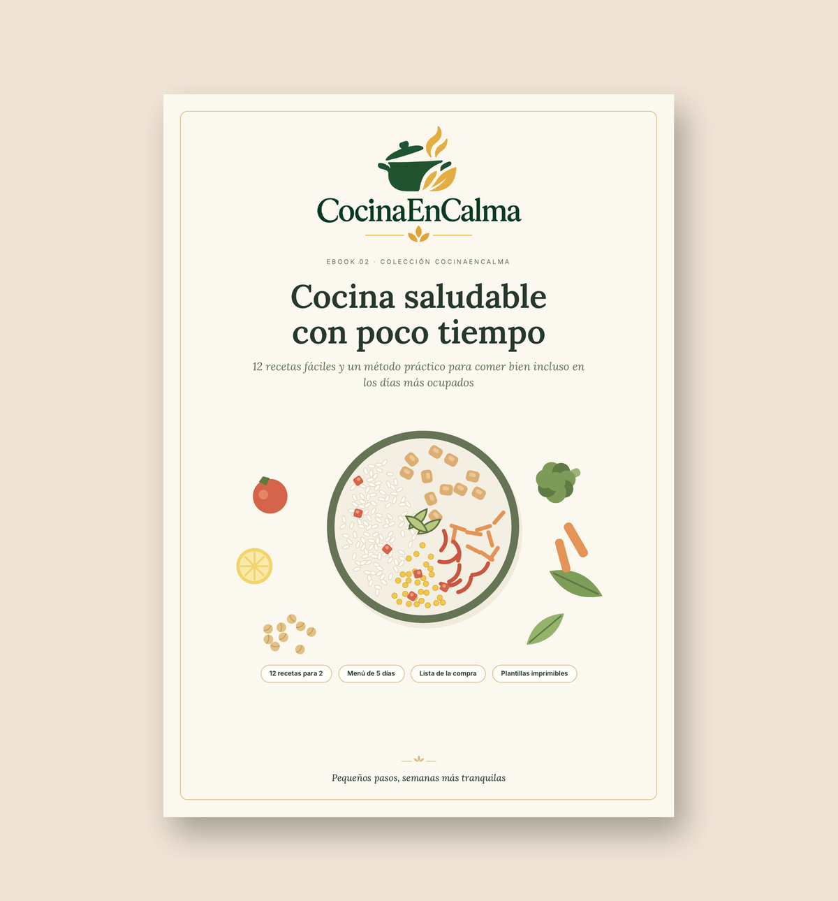 Cocina saludable con poco tiempo