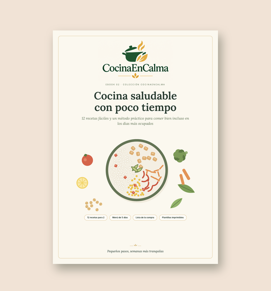 Cocina saludable con poco tiempo