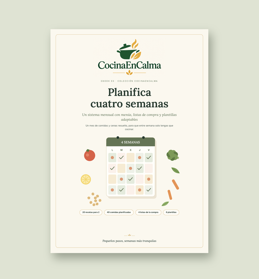 Planifica cuatro semanas